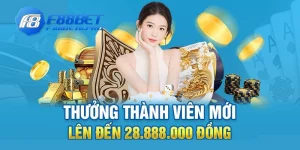 Quà bí mật thành viên mới siêu hấp dẫn tại nhà cái F88bet